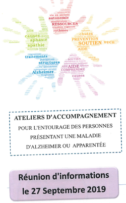 ATELIERS D'ACCOMPAGNEMENT ALZHEIMER